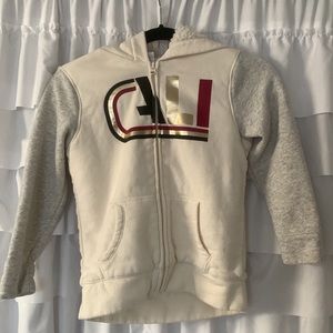 Cali Sherpa Lined Hoodie, Girls size 8